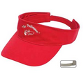 100% Washed Cotton Twill Visor